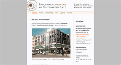 Desktop Screenshot of endokrinologie-charlottenburg.de