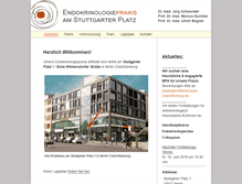 Tablet Screenshot of endokrinologie-charlottenburg.de